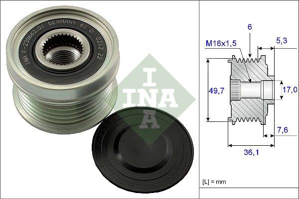 WILMINK GROUP Механизм свободного хода генератора WG1253709